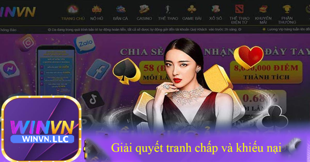 Giải quyết tranh chấp và khiếu nại 