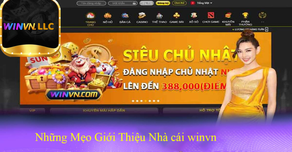 Những Mẹo Giới Thiệu Nhà cái winvn